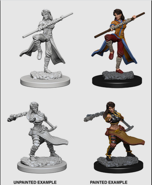 D&D Nolzur's Marvelous Miniatures: W11 Female Human Monk Unpainted Miniatures WizKids