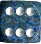 Chessex: Sea Speckled 36Ct D6 Dice Set 12mm Dice & Gaming Accessories Chessex