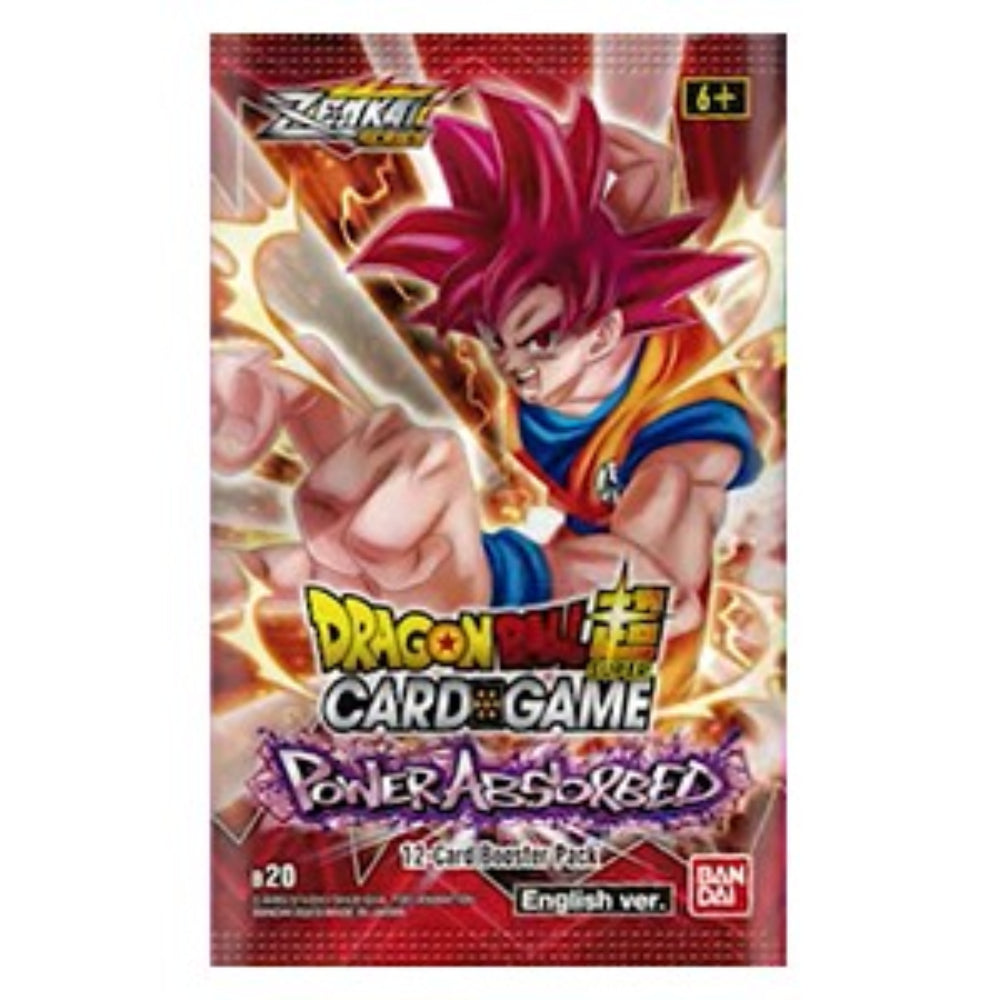 Dragon Ball Super: Power Absorbed Booster Pack Dragon Ball Super Sealed Bandai   