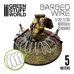 GSW: BARBED WIRE - 1/32-1/35 Military (54mm)  Green Stuff World Hobby Tools Taps Games Edmonton Alberta