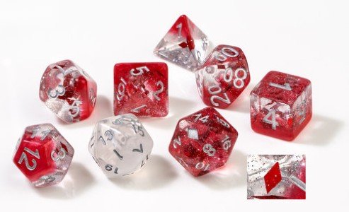 Sirius Dice: 7-Die Dice Set - Diamonds Dice & Gaming Accessories Sirius Dice