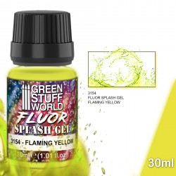 Green Stuff World: Splash Gel FLUOR - Flaming Yellow Model Tools & Glue Green Stuff World