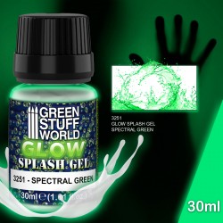 Green Stuff World: Splash Gel GLOW - Spectral Green Model Tools & Glue Green Stuff World