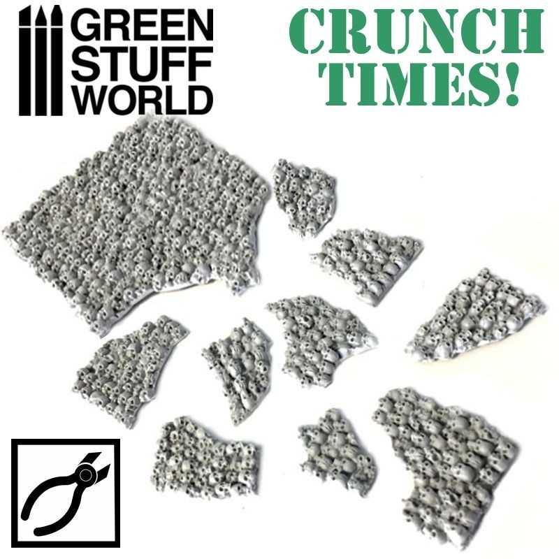 Green Stuff World: Stacked Skull Plates - Crunch Times!