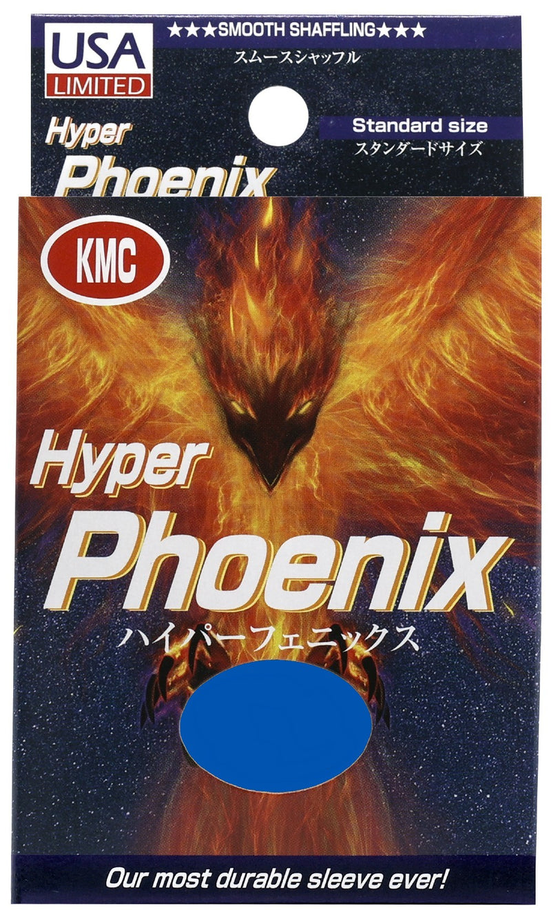 KMC: Hyper Phoenix Sleeves - Blue 100Ct Card Sleeves KMC Sleeves