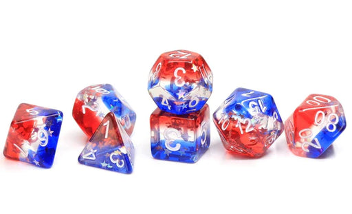 Sirius Dice: 7-Die Dice Set - Star Spangled Banner Dice & Gaming Accessories Sirius Dice