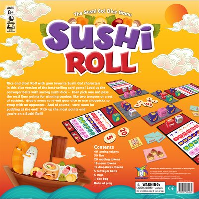 Sushi Roll Board Games Gamewright   