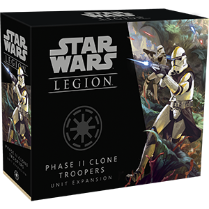 Star Wars Legion: Phase II Clone Troopers Unit Expansion Star Wars: Legion Fantasy Flight Games   