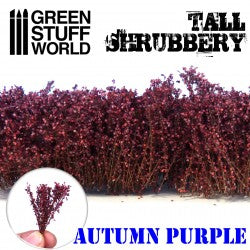 GSW: Tufts Tall Shrubbery - Autumn Purple  Green Stuff World Hobby Tools Taps Games Edmonton Alberta