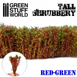 GSW: Tufts Tall Shrubbery - Red Green  Green Stuff World Hobby Tools Taps Games Edmonton Alberta