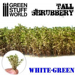 GSW: Tufts Tall Shrubbery - White Green  Green Stuff World Hobby Tools Taps Games Edmonton Alberta