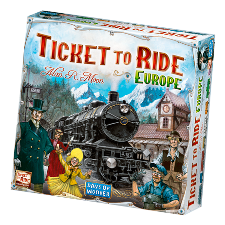 Ticket To Ride: Europe Board Games Days of Wonder   
