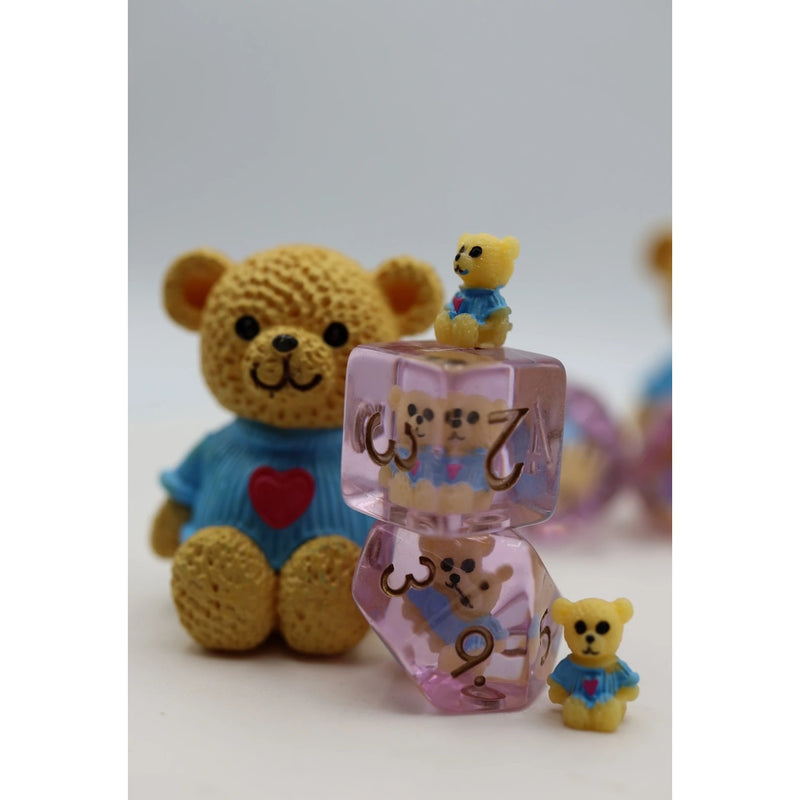 Foam Brain Games: Teddy Bear 7-Die Set Dice & Gaming Accessories Foam Brain Games