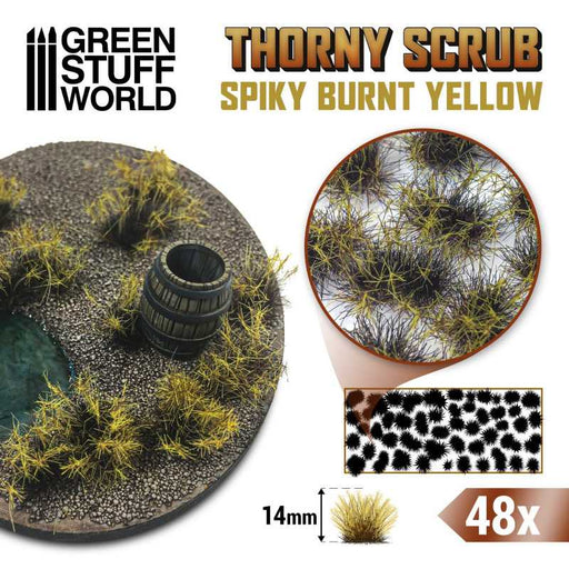 Green Stuff World: Thorny Scrubs - Burnt Yellow Model Tools & Glue Green Stuff World