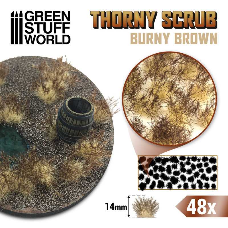 Green Stuff World: Thorny Scrubs - Burny Brown Model Tools & Glue Green Stuff World