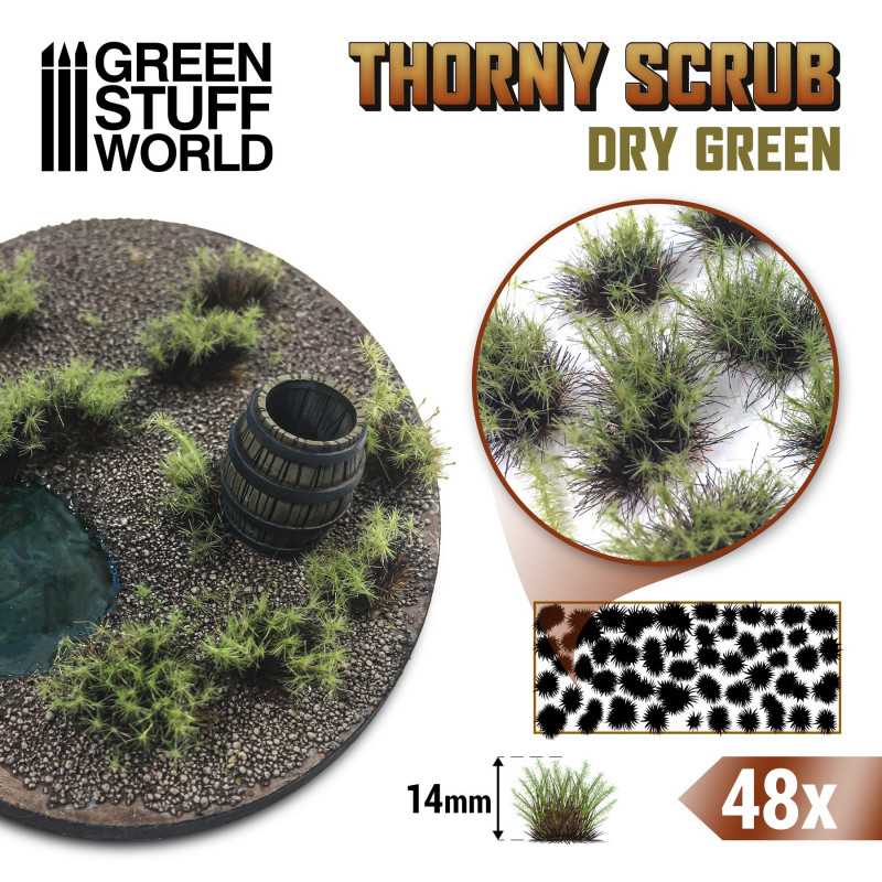 Green Stuff World: Thorny Scrubs - Dry Green