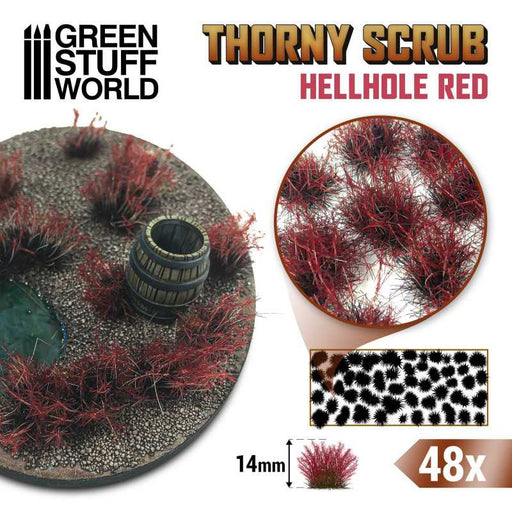 Green Stuff World: Thorny Scrubs - Hellhole Red Model Tools & Glue Green Stuff World