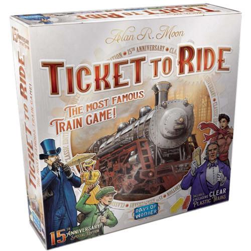 Ticket To Ride 15Th Anniversary Special Edition  Asmodee Board Games Taps Games Edmonton Alberta