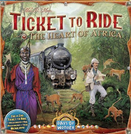 Ticket To Ride: Map Collection 3 - The Heart of Africa Board Games Days of Wonder   