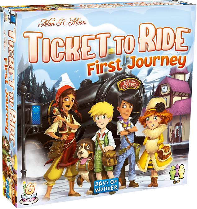 Ticket To Ride Europe First Journey  Asmodee Board Games Taps Games Edmonton Alberta