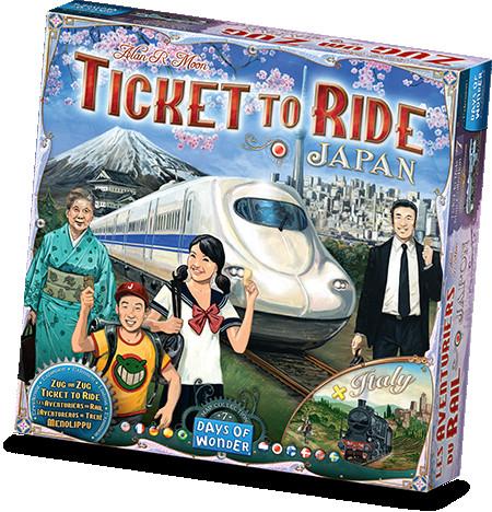 Ticket To Ride: Map Collection 7 - Japan & Italy Board Games Days of Wonder   