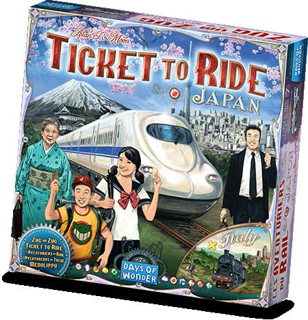 Ticket To Ride Japan  Asmodee Board Games Taps Games Edmonton Alberta