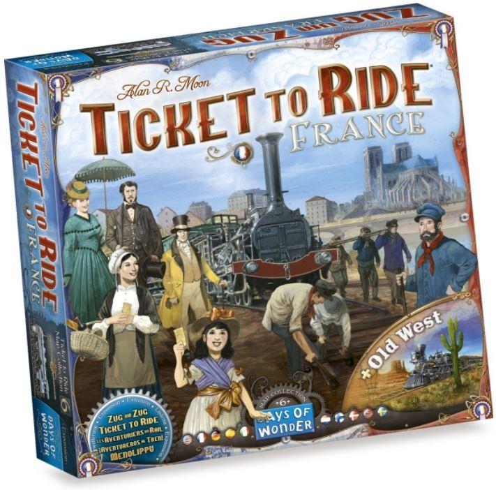 Ticket To Ride Map Collection Volume 6 “ France & Old West  Asmodee Board Games Taps Games Edmonton Alberta