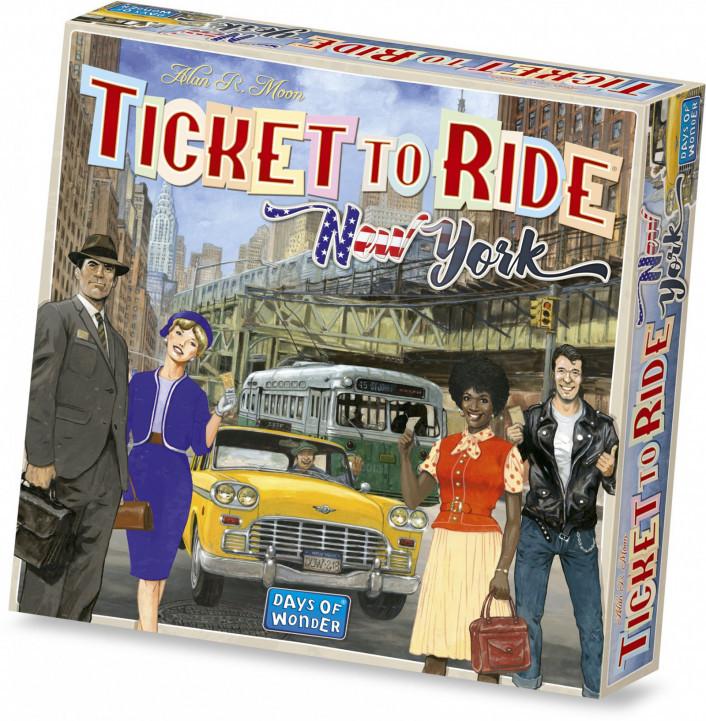 Ticket To Ride New York  Asmodee Board Games Taps Games Edmonton Alberta
