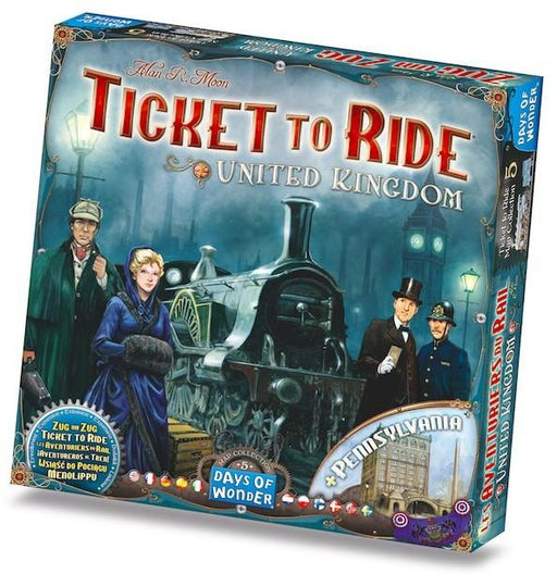 Ticket to Ride: Map Collection 5 - United Kingdom & Pennsylvania Board Games Days of Wonder   