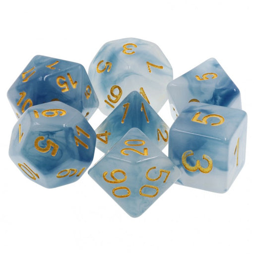 Gate Keeper Games: Stormcaller Dragon's Dice: 7-Die set Dice & Gaming Accessories Gate Keeper Games