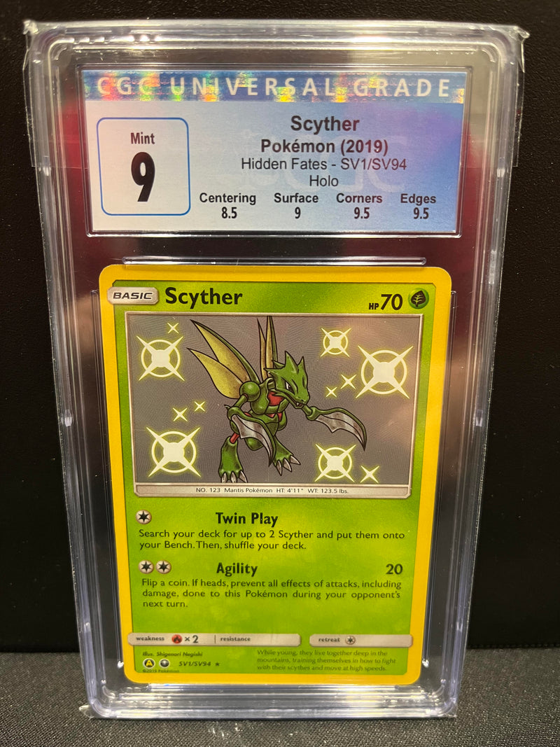 Scyther (SV1/SV94) CGC 9 Graded Pokemon Cards Pokemon