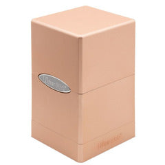 Ultra Pro - Metallic Rose Gold Satin Tower Deck Boxes & Storage Ultra Pro