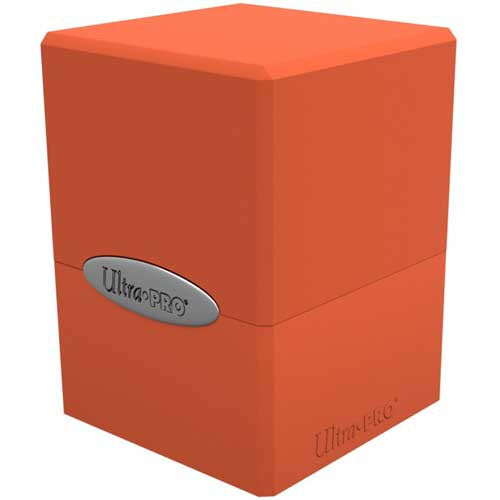 UP D-BOX SATIN CUBE Pumpkin Orange Deck Boxes & Storage Ultra Pro