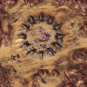 Star Wars Legion: Gamemat- Desert Ruins Star Wars: Legion Fantasy Flight Games   