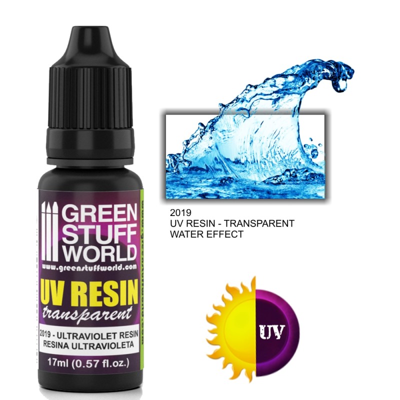 Green Stuff World: Uv Resin 17Ml - Water Effect Basing Materials Green Stuff World