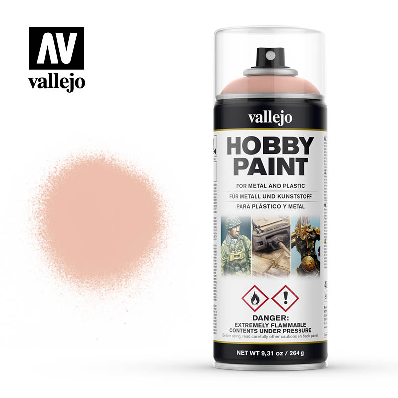 Vallejo Aerosol 28024 Pale Flesh  Vallejo Hobby Supplies & Paints Taps Games Edmonton Alberta