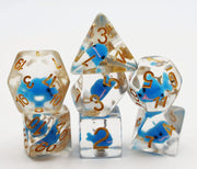 Foam Brain Games Blue Whale 7-Die Set Dice & Gaming Accessories Foam Brain Games
