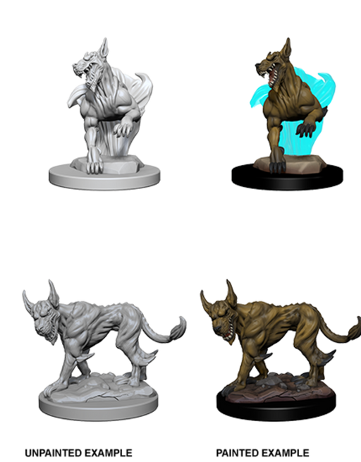 D&D Nolzur's Marvelous Miniatures: W1 Blink Dogs Unpainted Miniatures WizKids