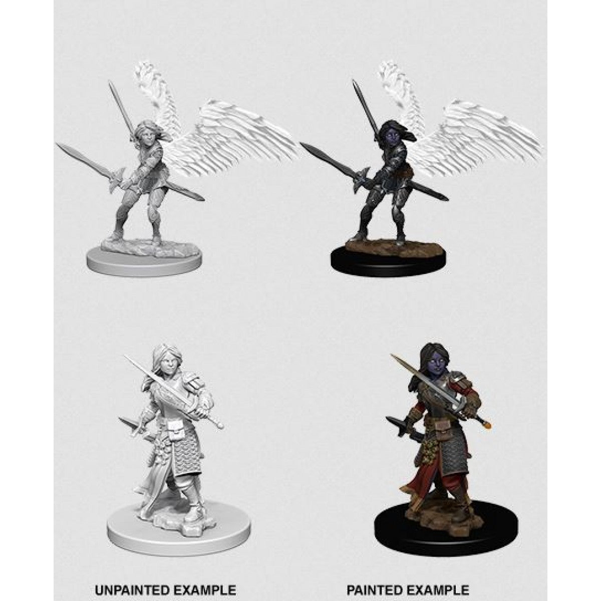 D&D Nolzur's Marvelous Miniatures: W5 Aasimar Fe Paladin Unpainted Miniatures WizKids