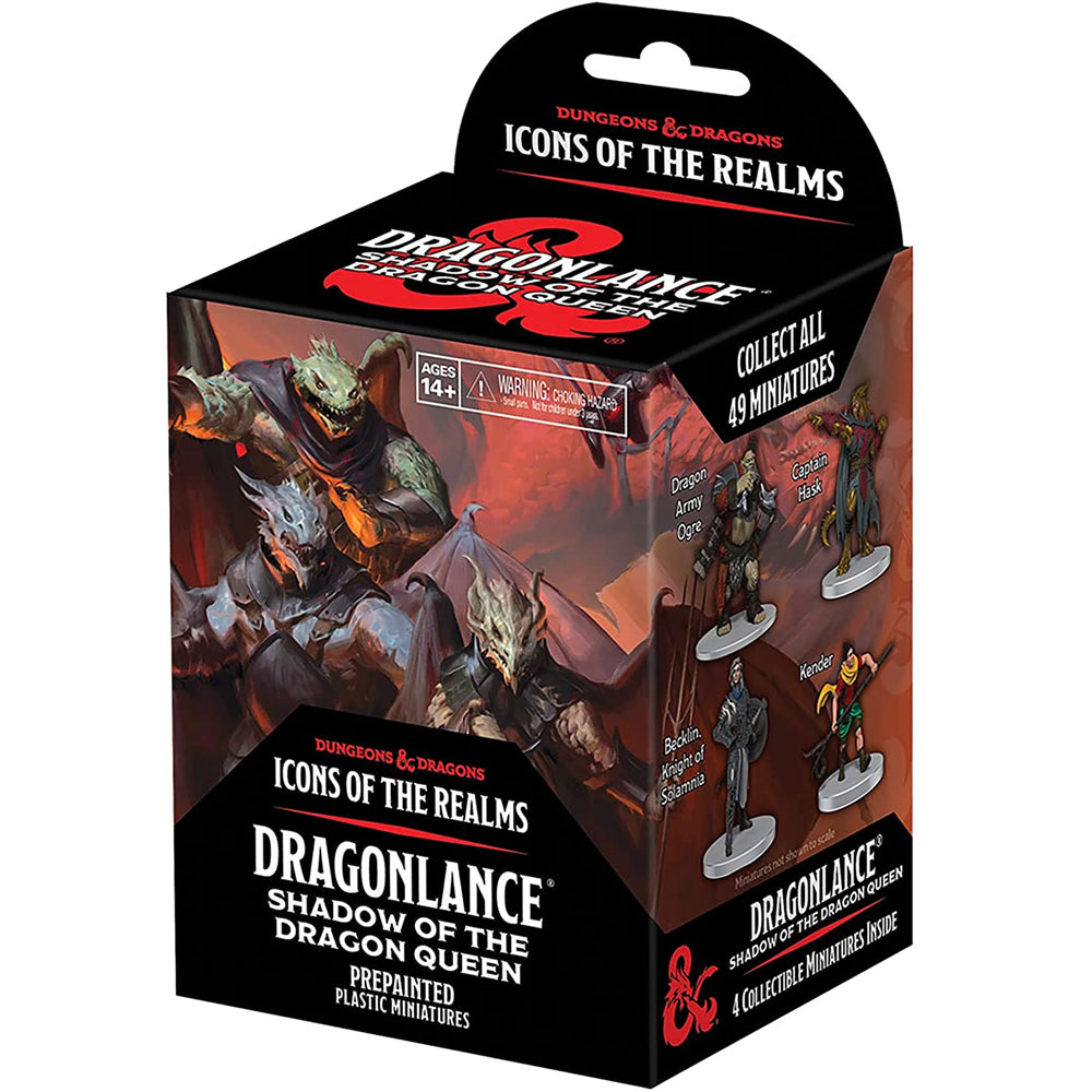 D&D Icons Of The Realms: Dragonlance: Shadow of the Dragon Queen Booster RPG Miniatures WizKids   